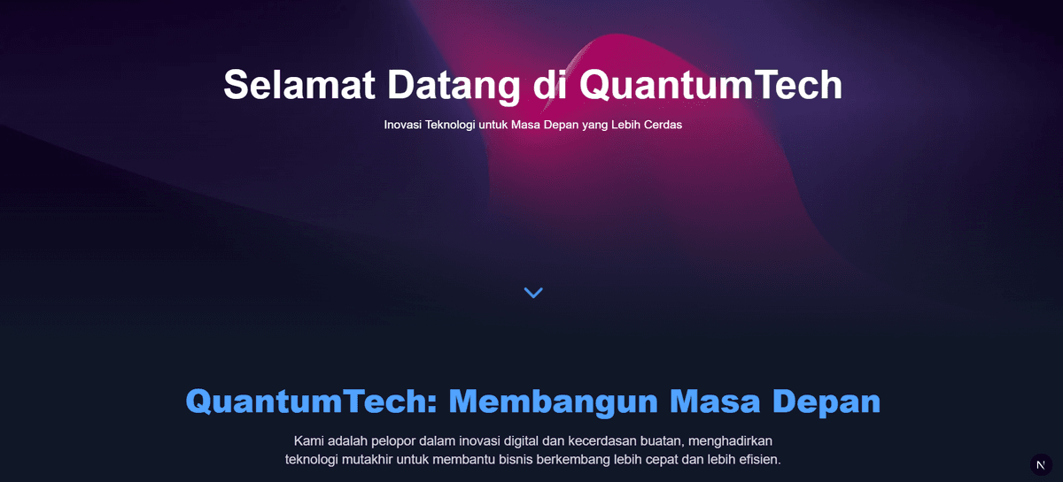 Landing Page Startup